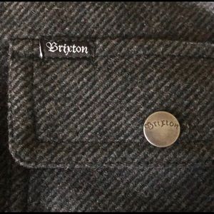 Brixton Collision Reversible Vest Melton Wool